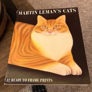 Martin Leman’s Cats-12 Ready to frame Prints
